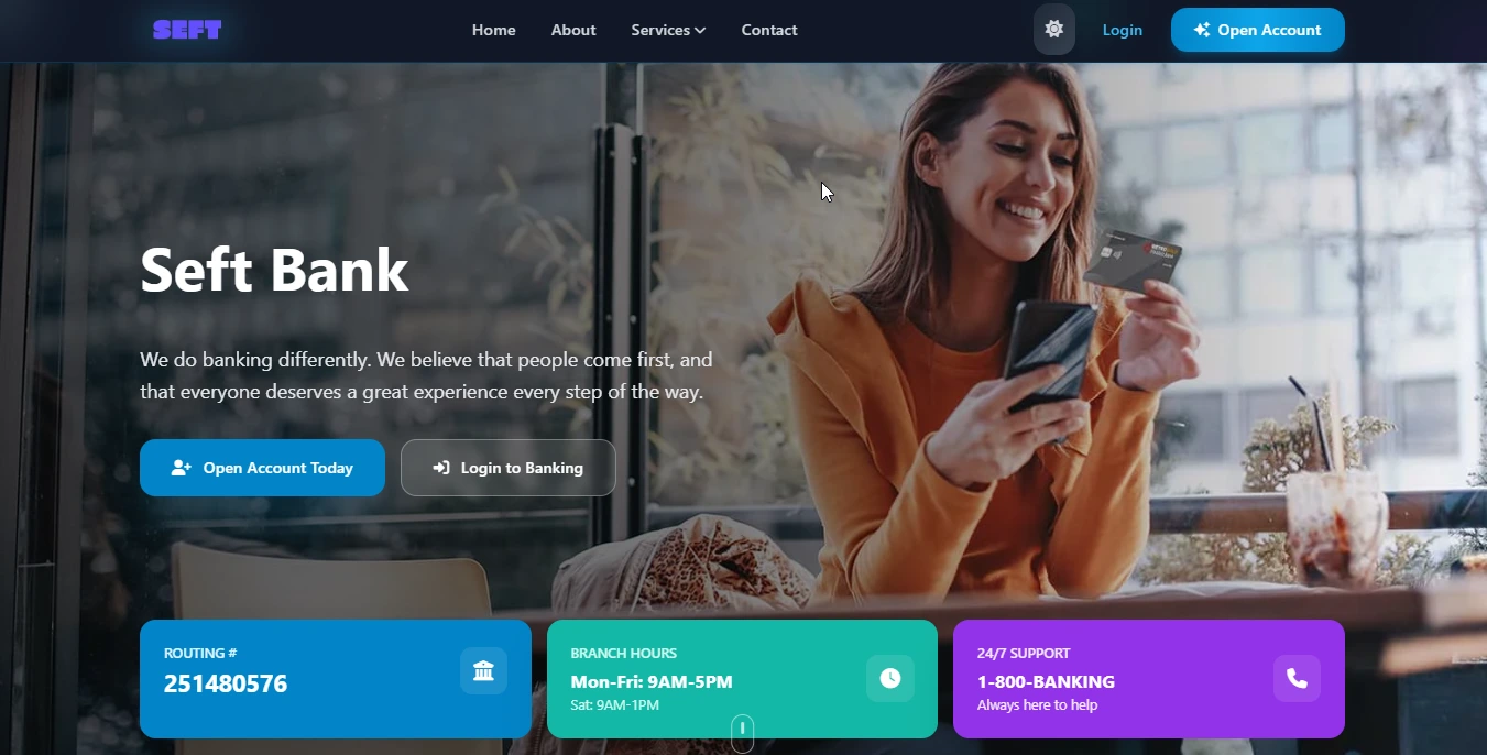 Seft website preview image